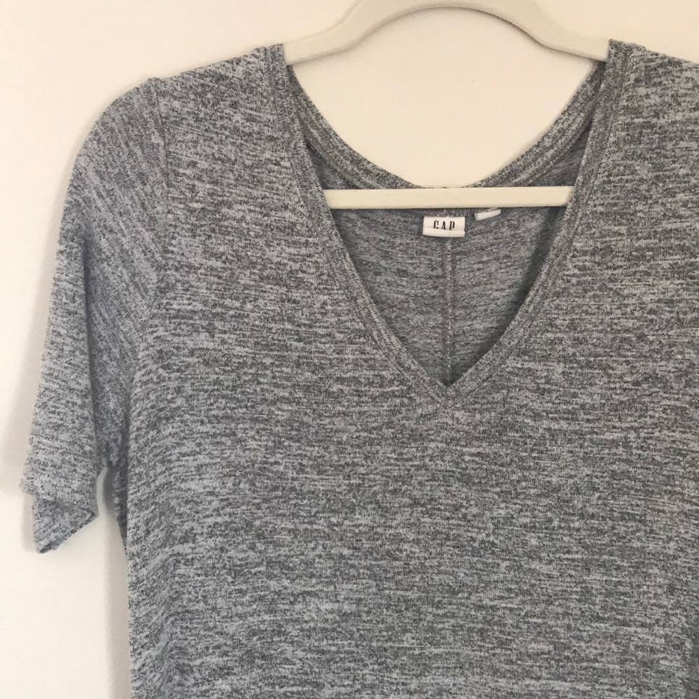 Heather grey shirt dress